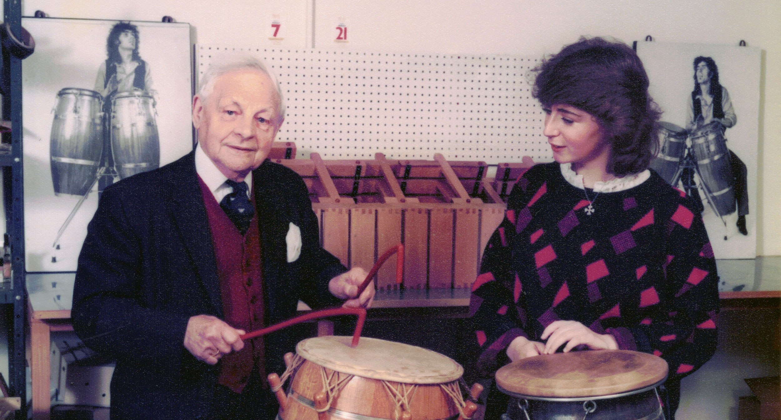 Peterborough-born percussionist James Blades OBE