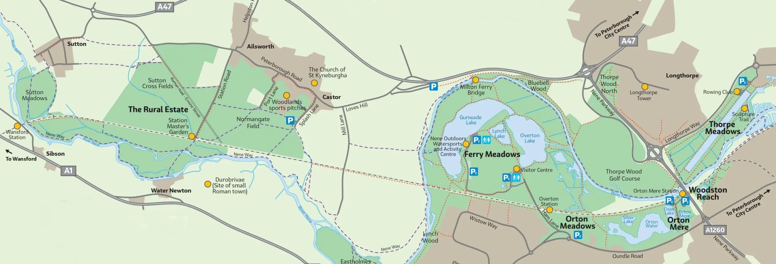 Nene Park Trust Locations