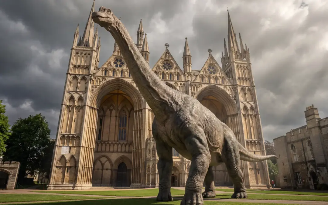 Titanosaur Peterborough Cathedral