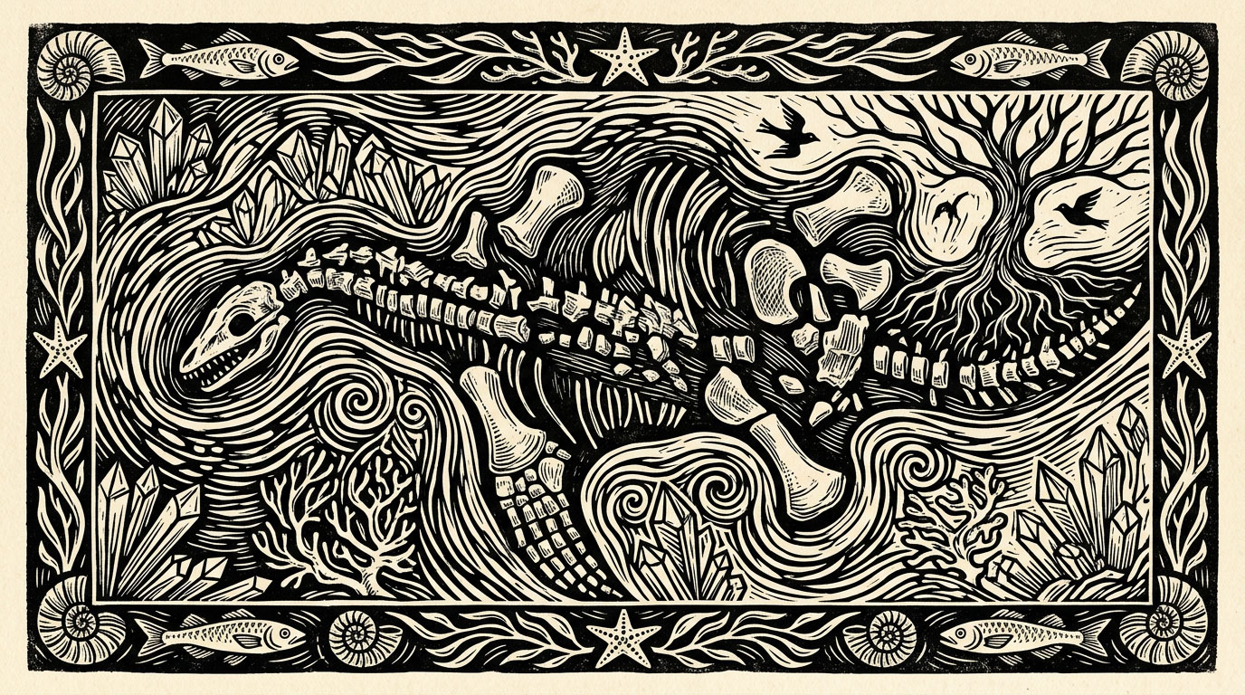 Sea monsters in a Georgian mansion