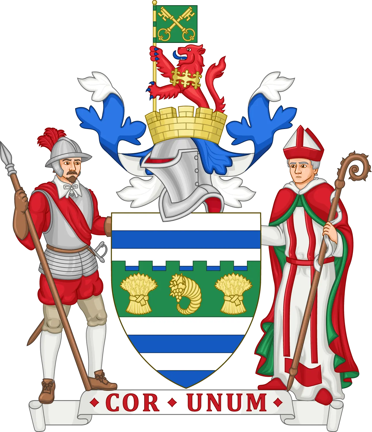 Arms of Huntingdon and Peterborough County Council