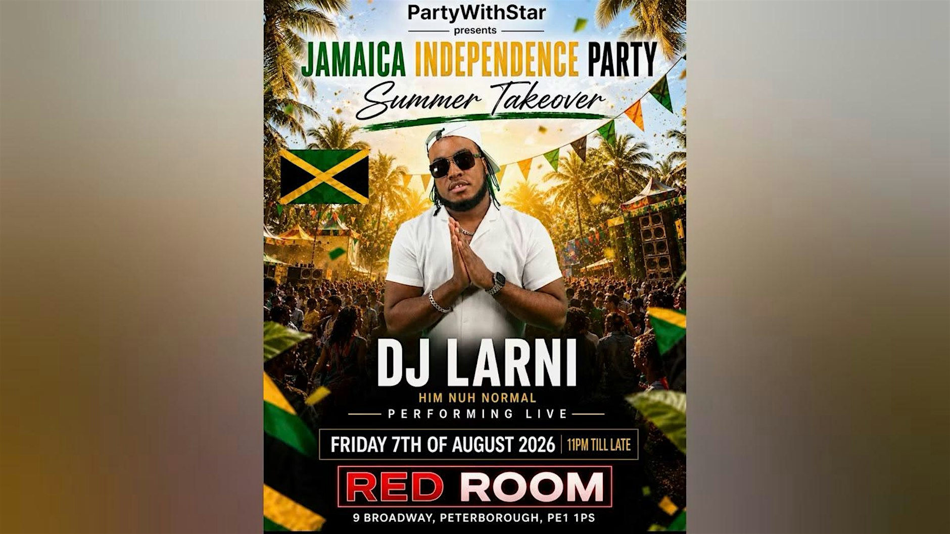 Jamaica independence summer party with DJ Larni