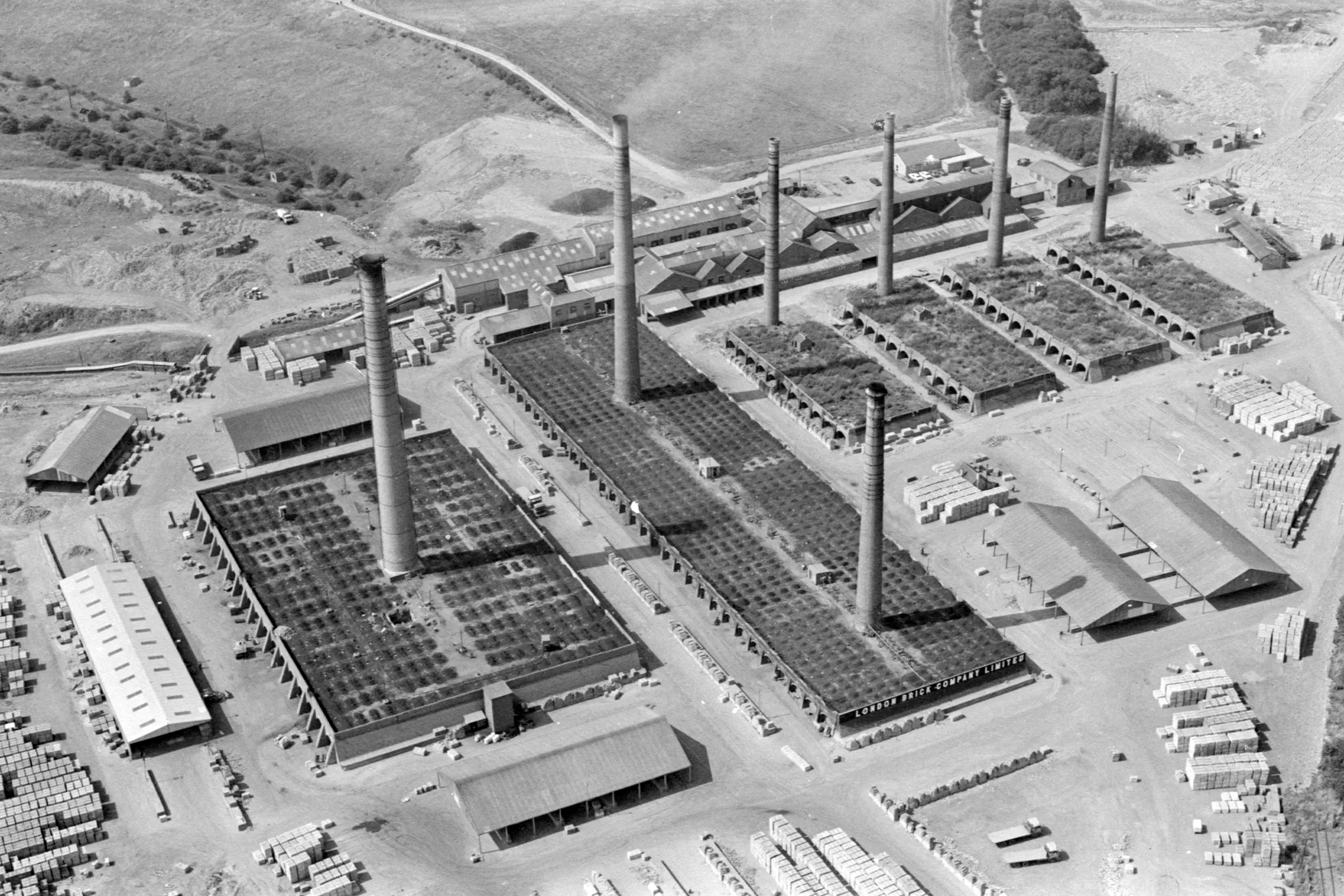 Historic view of Peterborough's brickmaking industry