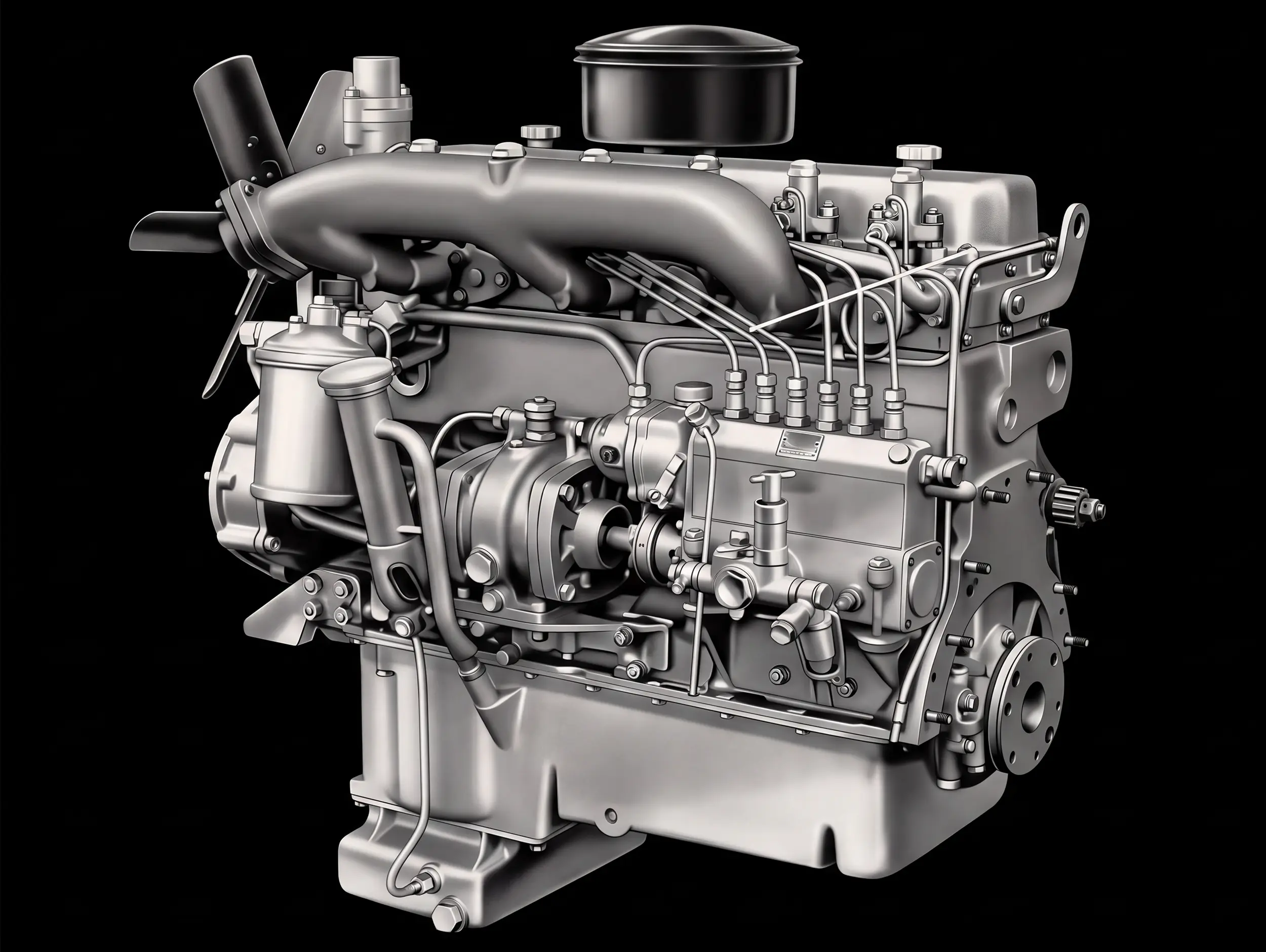 Perkins P6 engine made in Peterborough