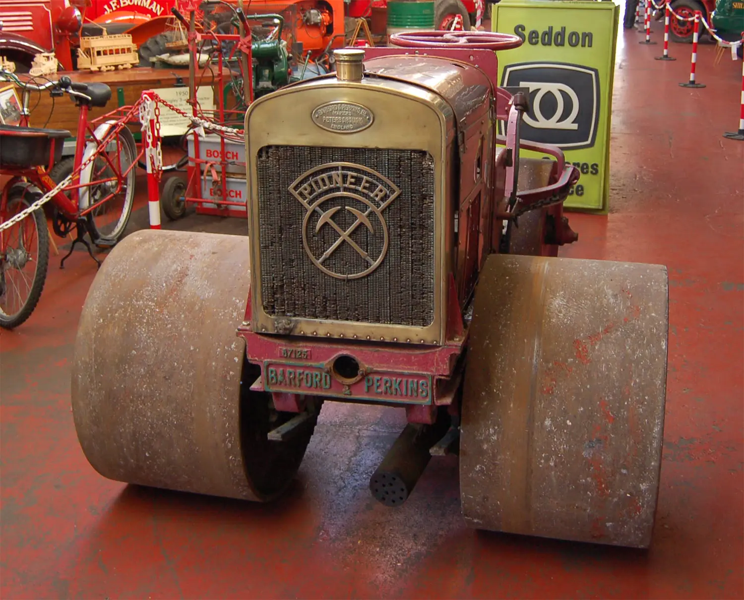 Historic Barford and Perkins road roller