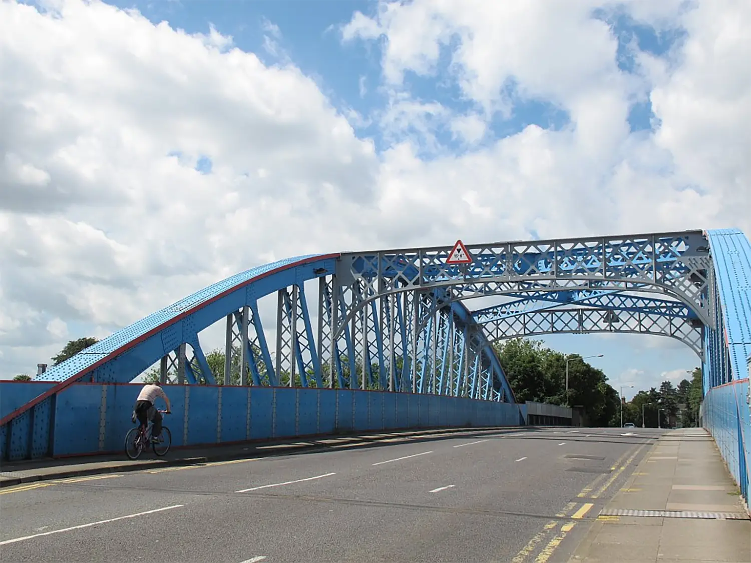 Crescent Bridge over the railway in Peterborough