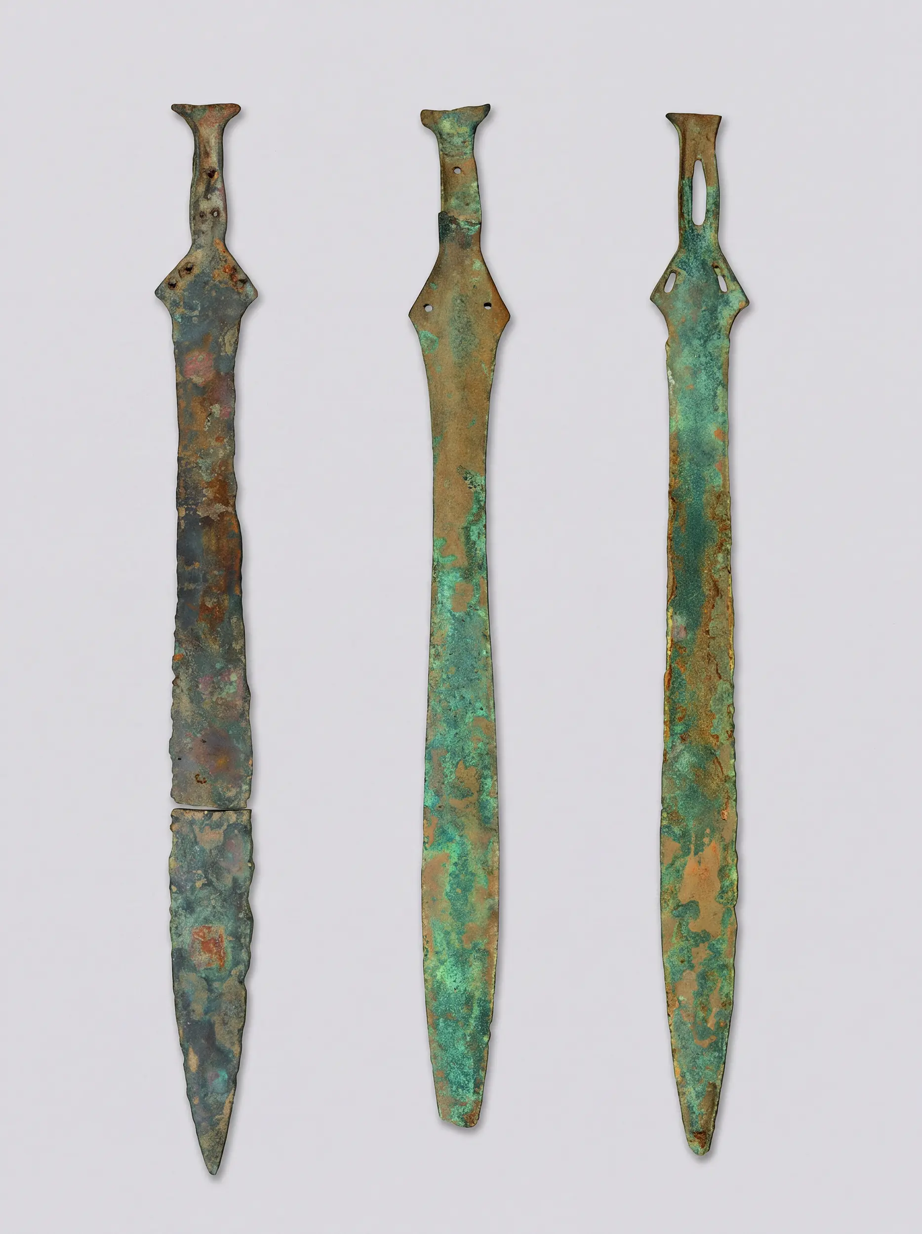 Bronze Age swords representing the high-value metalwork associated with later Bronze Age deposition