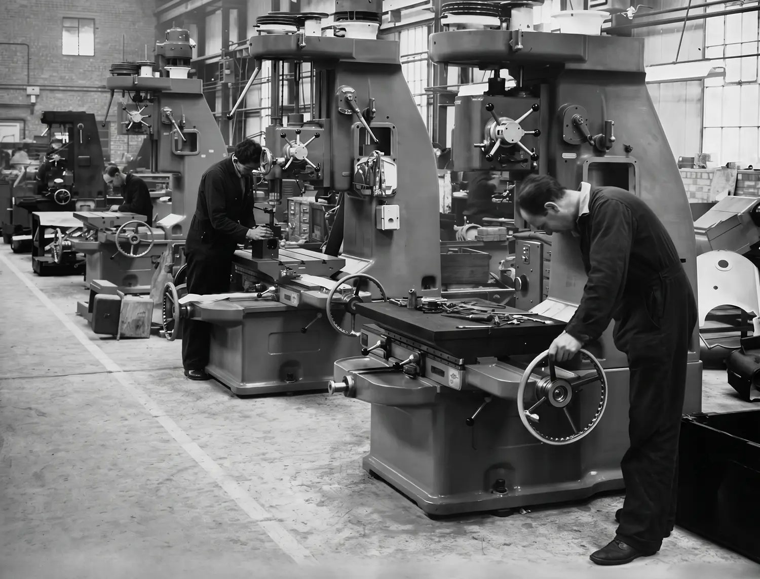 Precision machine tools at Newall Engineering in Peterborough