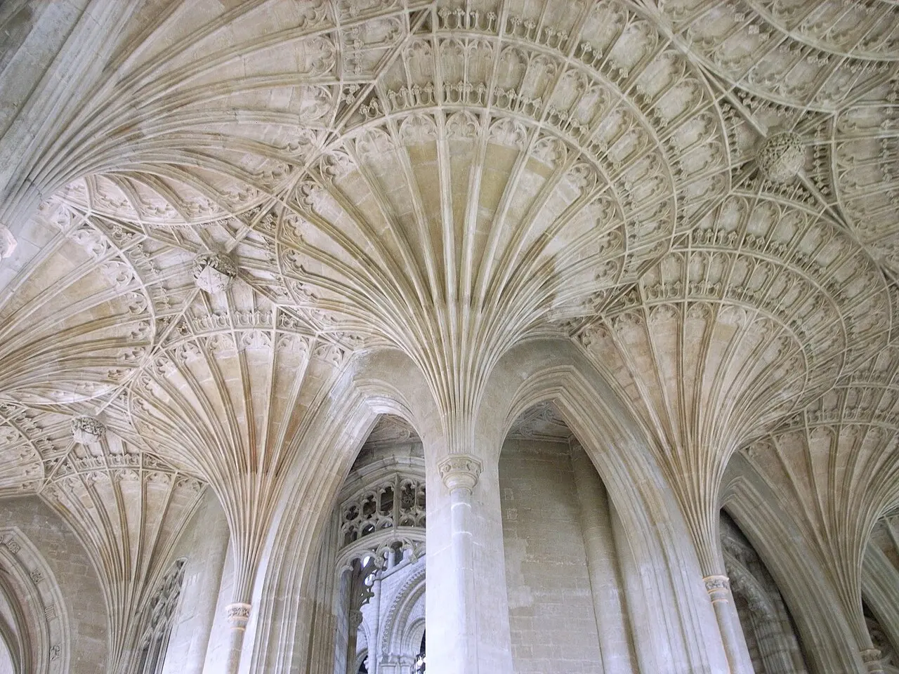 Fan vaulting in Peterborough Cathedral's New Building