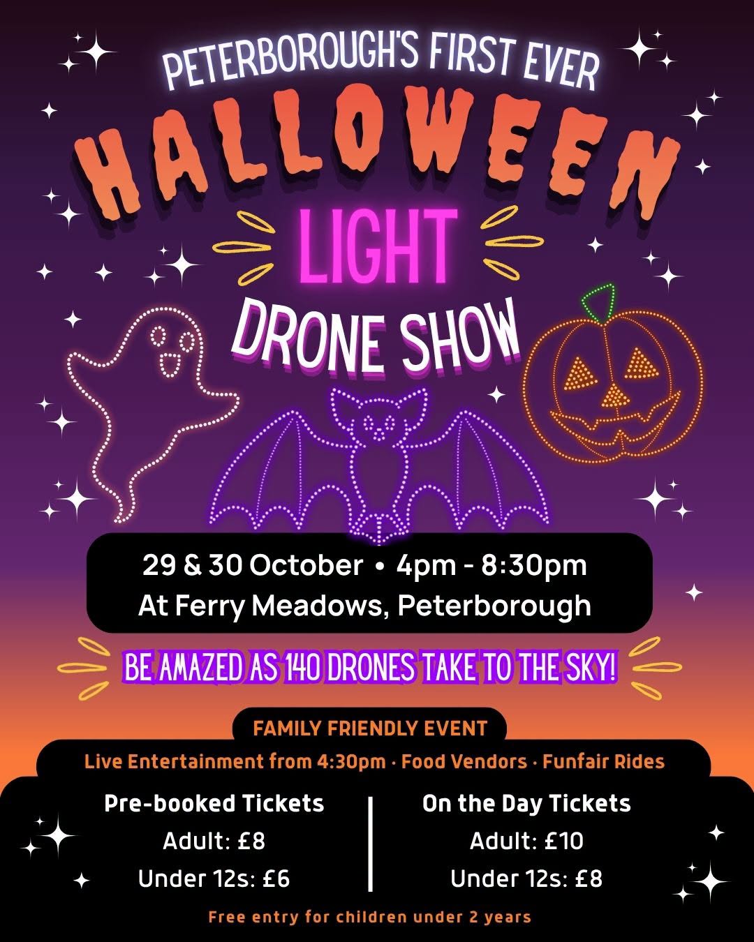 Halloween Light Drone Show