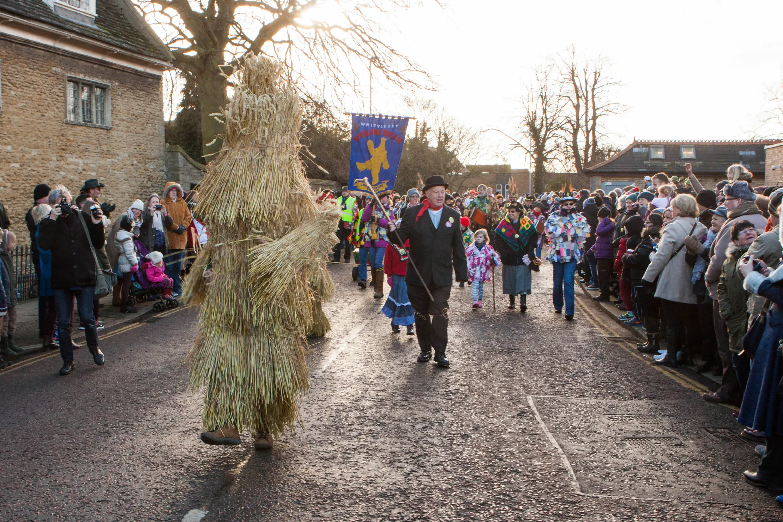 The Whittlesea Straw Bear in Whittlesey near Peterborough
