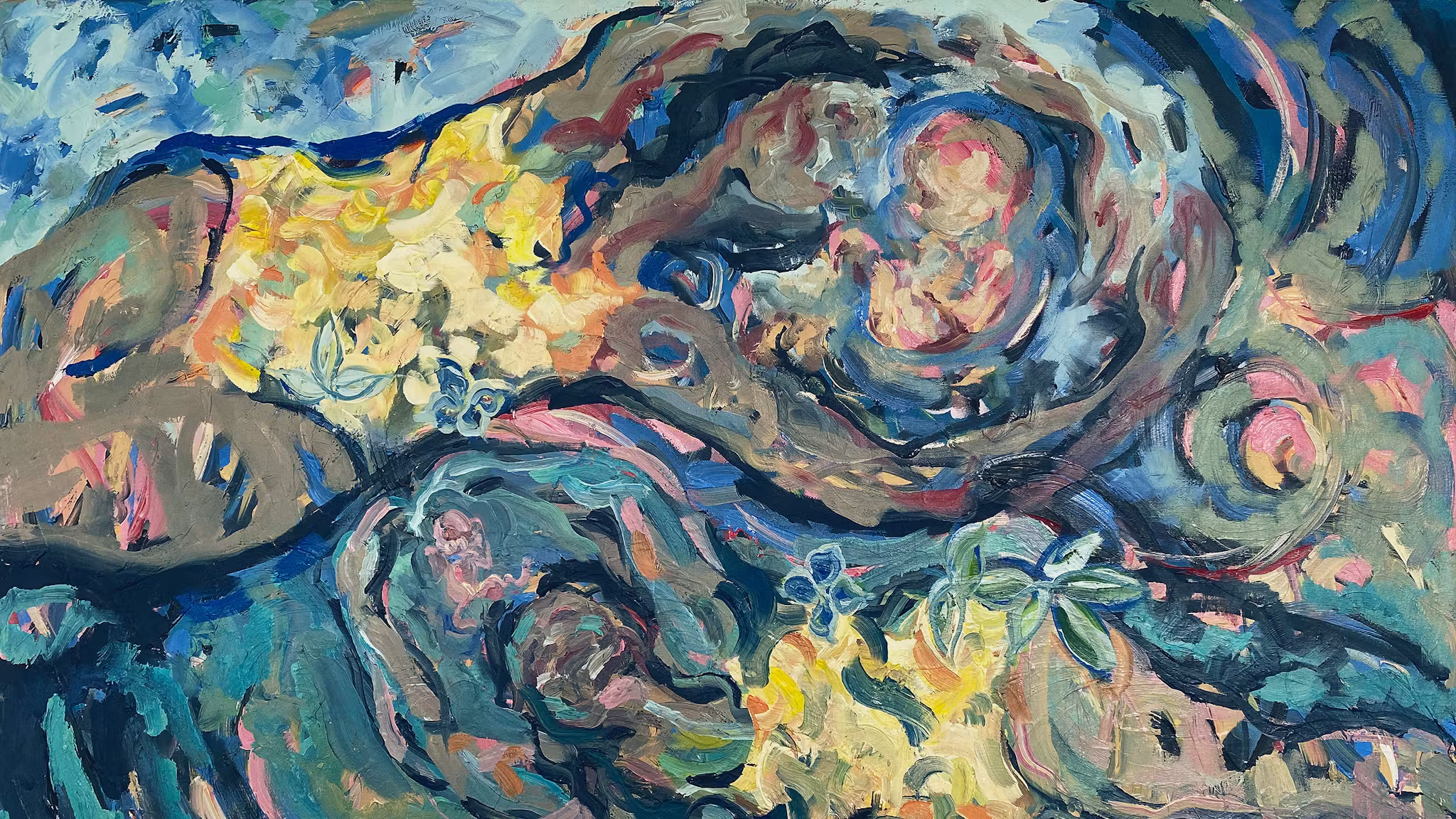 Flutter of Life, a painting by Sue Bridge